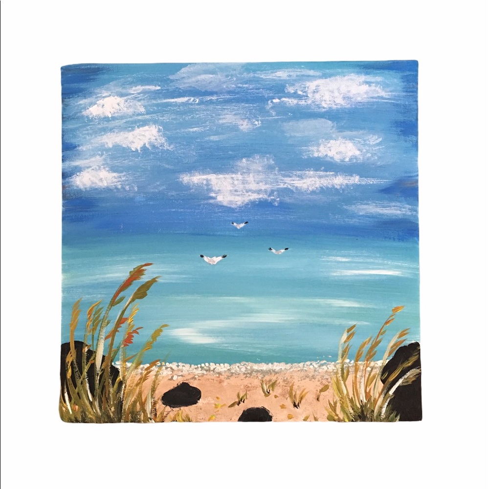 Ocean Beach Canvas Painting